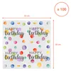 1.09 Tovaglioli HAPPY BIRTHDAY - 100 pezzi - Compleanno, 3 Anteprima dell’immagine prodotto 2