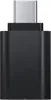 A close-up studio shot of a black and silver USB-C adapter. Produktbild-Vorschau