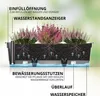 Plastard Blumenkasten Weiss 100 cm mit Hydroeinsatz Produktbild-Vorschau 3