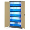 An open filing cabinet filled with blue binders, shown against a white background. Produktbild-Vorschau