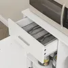 HOMCOM Mobile da cucina, mobile alto con ripiano Anteprima dell’immagine prodotto 9