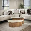 AnLi Style Couchtisch Romano dreieckig Set/2 Produktbild-Vorschau 2