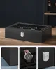 SONGMICS Krabička na hodinky s 12 přihrádkami, skleněné Náhled obrázku produktu 4