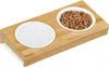 Relaxdays - Lot de deux gamelles, pour chats et petits Voir les images du produit 1