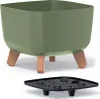 nabbi Kunststoff-Pflanzgefäß auf Beinen DGQL240 24 cm - Produktbild-Vorschau 2