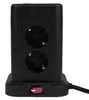 Huslog prolunga verticale con USB HUS1004, torre a 8 prese, Anteprima dell’immagine prodotto 2