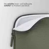 Accezz Basic Laptop Hülle 13-14 Zoll - Laptop Sleeve - Grün Produktbild-Vorschau 2