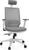 A studio shot of an ergonomic office chair.