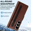 Etui magnétique en cuir pour Samsung Galaxy Z Fold 7, avec Voir les images du produit 8
