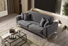 Villa Möbel Sofa Bond Grau 3-Sitzer Relax- und Produktbild-Vorschau 2