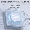Close-up of a computer chip with text overlays describing its specifications. Produktbild-Vorschau
