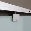 doporro Glasschiebetür komplettset 77,5 x 205cm Schiebetür Produktbild-Vorschau 3