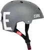 Core Street Stunt-Scooter Skate Dirt Helm Grau/Logo Weiß Produktbild-Vorschau 2