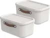 Rotho 2er-Set Aufbewahrungsbox 12 L Maloja - Kunststoffbox Produktbild-Vorschau 1