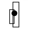 Wallity, Astratto-1, Dekoratives Wandaccessoire aus Metall, Produktbild-Vorschau 6
