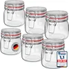 WELLGRO Einmachgläser mit Bügelverschluss rund 634ml - Produktbild-Vorschau 1