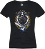 style3 Wappen Zauberschule T-Shirt Damen zauberei magic Produktbild-Vorschau 1