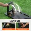 A person's hand is shown operating a black training board with gold hinges on a green grassy surface. The image is divided into three sections, with the top section showing the product in use and the bottom two sections providing close-ups of the hinges wi Náhľad obrázku produktu