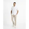 Weißes Herren Leinenhemd Celio Damopoc 1120471__XL Produktbild-Vorschau 3