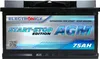 Autobatéria Electronicx AGM 75 Ah 12 V ▶ Start-Stop  Náhľad obrázku produktu 1