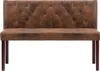 vidaXL Panca 120 cm look scamosciato marrone Anteprima dell’immagine prodotto 3