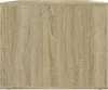 vidaXL Konferenční stolek Sonoma Dub 80x50x40 cm Materiál Náhled obrázku produktu 6