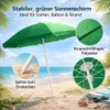 2x Sonnenschirm Strandschirm Garten Balkon Strand Schirm Produktbild-Vorschau 7