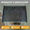 Outsunny Vordach für Haustür 100 x 75 cm Überdachung aus Produktbild-Vorschau 5