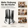 Topfdeckelhalter Küche aus Edelstahl, Kochlöffelhalter und Produktbild-Vorschau 4