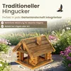 MAZUR Vogelfutterhaus aus massivem Holz 38 cm x 39,5 cm x Produktbild-Vorschau 5