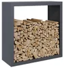 vidaXL Stojak na drewno opałowe antracytowy 100x40x100 cm Podgląd zdjęcia produktu 9