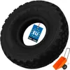 KOTARBAU® Ruota per Carrello Gomma 3.00-4 2PR Nero Ruote Anteprima dell’immagine prodotto 1