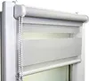 Voppi Roleta dzień noc 140x150 cm stalowa szara, podwójna Podgląd zdjęcia produktu 2