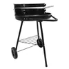 Carrello barbecue con ruote e griglia regolabile - 68 x 42 Anteprima dell’immagine prodotto 6