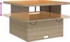vidaXL 5-tlg. Garten-Essgruppe mit Kissen Beige Poly Rattan Produktbild-Vorschau 7