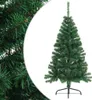 vidaXL Sztuczna pół choinka ze stojakiem Zielona 120 cm PVC Podgląd zdjęcia produktu 8