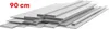 Plochá hliníková tyč 50x2 mm 90 cm Hliníkový profil + řez Náhled obrázku produktu 7