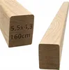 Two wooden beams are shown against a white background. One beam is in the foreground, angled, with text etched into its surface. The other beam is in the background, also angled. Anteprima dell’immagine prodotto