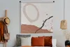 MuchoWow® Wandteppich Wandbehang Sommer - Abstrakt - Weiß - Produktbild-Vorschau 4