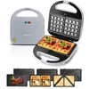 Aigostar 3-in-1-Kombi-Waffeleisen 750 W Sandwichmaker, 3 Produktbild-Vorschau 1