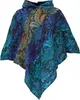 Poncho mit Kapuze, Goa Hippie, Boho Poncho - Produktbild-Vorschau 1