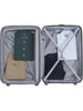 An open suitcase with neatly packed clothing. Produktbild-Vorschau