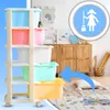 Kinderregal mit Spielzeugaufbewahrung – Mehrfarbig, 5 Produktbild-Vorschau 6