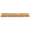 Tischplatte mit Baumkante 110x40x3,8 cm Raues Mango Produktbild-Vorschau 3