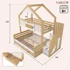 Etagenbett 90x200 & 140x200 cm mit Giebeldach, Produktbild-Vorschau 2