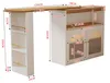 okwish 360° Drehbarer Esszimmertisch Bartisch, Moderner Produktbild-Vorschau 7
