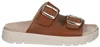 Caprice Damen Pantolette Leder Zweiriemer mit Plateausohle Produktbild-Vorschau 6
