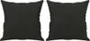 vidaXL Cuscino decorativo 2 pezzi nero 40x40 cm in tessuto Anteprima dell’immagine prodotto 1
