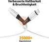 USB-C zu USB-C Kabel 480mbps 60W mit Metall Stecker - Weiß Produktbild-Vorschau 5