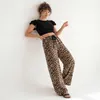 Palazzohose Damen Animal Look Sommerhose Leo Print Produktbild-Vorschau 5